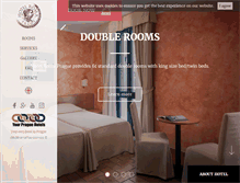 Tablet Screenshot of hotelromaprague.com